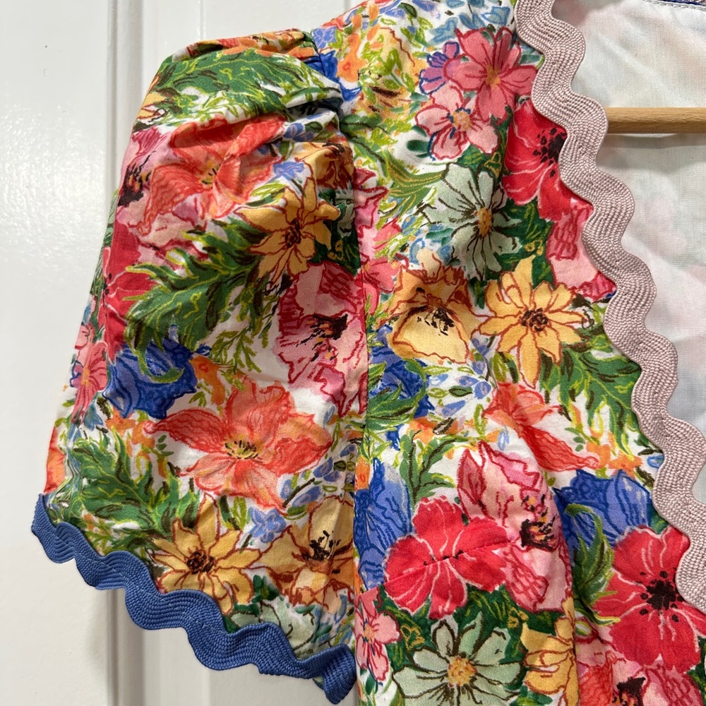 Aureum Madeleine Floral Multicolor Midi Dress - Picture 5 of 9